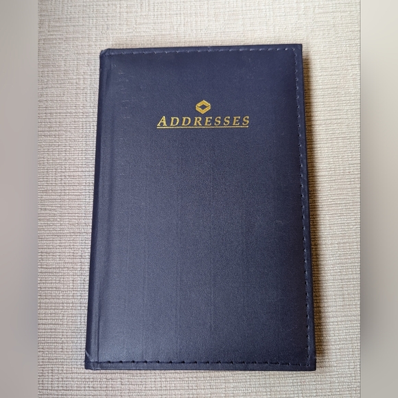 Navy Address Book - Picture 1 of 1